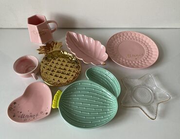 Посуда: Продаются красивые декоративные тарелочки, керамические, разных форм — 9