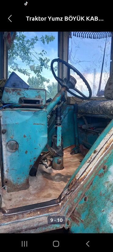 Traktorlar: YUMZ traktor – böyük kabinalı model Xüsusiyyətlər: - Dizel mühərrik — 3