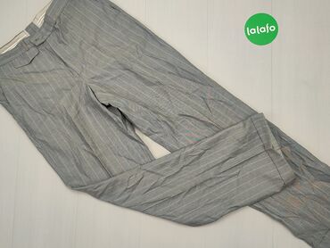Spodnie: Spodnie, M (EU 38), stan - Dobry, wzór - Jednolity kolor, kolor - Szary