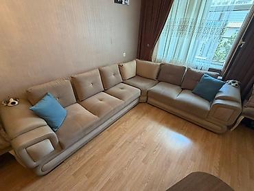 Digər mebel: Künc divan 350₼. Ölçü 3.20/2.50. açılmır baza yoxdur Ünvan Binəqədi — 1