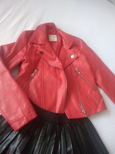 Kids' Clothes: Terranova, Leather jacket, 128-134