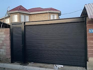 Откатные ворота: Откатные ворота из сэндвич‑панелей с автоматикой - Полотно — 74