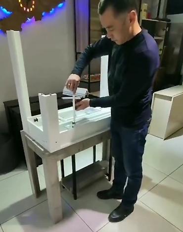 Столы-трансформеры: Стол трансформер "Швейцар 40/77" длина от 48 до 300 см высота — 23