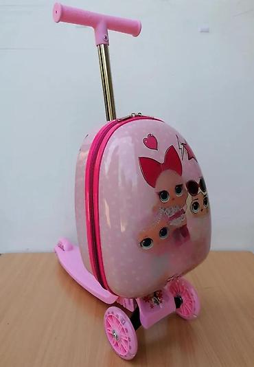 Rančevi, torbe i koferi: Dečiji trotinet sa koferom – 2 u 1 - Trotinet sa tri točka (dva — 1