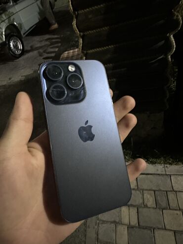 təcili iphone: IPhone 15 Pro, 128 GB, Mavi, Face ID, Simsiz şarj, Zəmanət