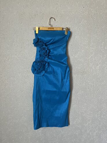 mavi qadın kostyumları: Ziyafət donu, Midi, S (EU 36)