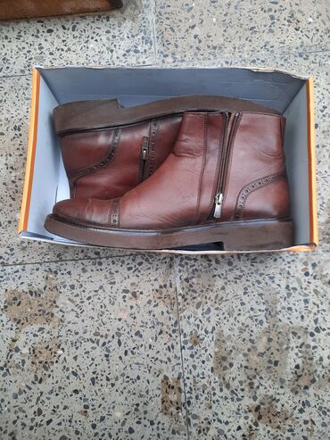 Botinkalar: GREYDER kişi ayaqqabısı – dəridən qışlıq/yarımboğaz model salam — 5