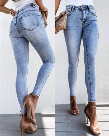 Farmerke: Pamuk, Visok struk, Drugi kroj — 29