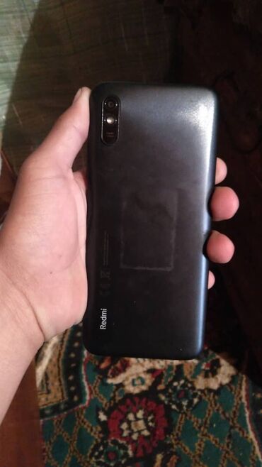 телефон ми 7: Xiaomi, Redmi 9A, Б/у, 32 ГБ, цвет - Черный, 2 SIM