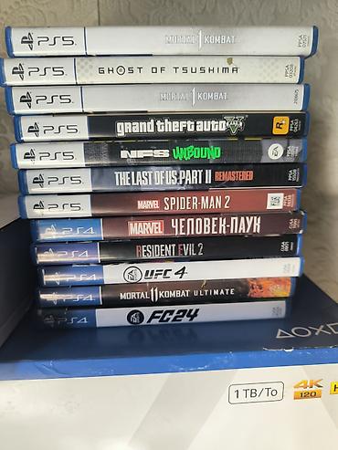 red dead: Spider-Man 2 — 3000 MK1 — 1900 Ghost of Tsushima — 2500 The Last of Us — 2