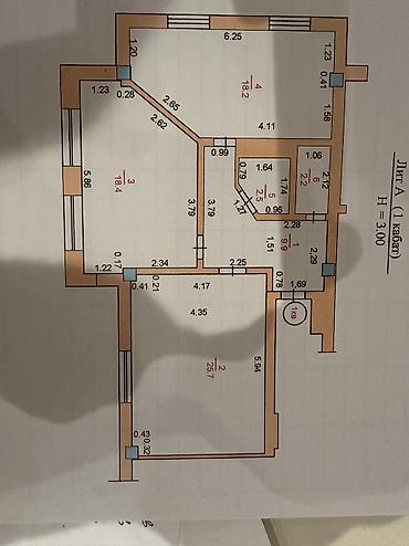 Продажа квартир: 2 комнаты, 81 м², Индивидуалка, 3 этаж, Готовая ПСО (под самоотделку) — 11