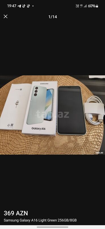 Samsung: Samsung Galaxy A15, 8 GB, rəng - Yaşıl, Zəmanət, Barmaq izi, İki sim kartlı