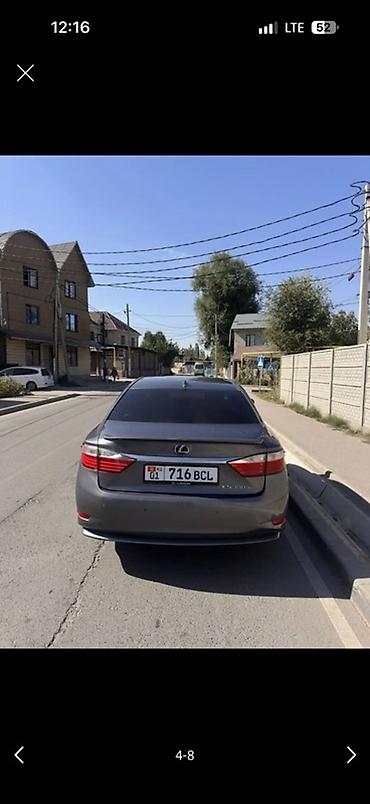 lexus es бишкек: Lexus ES: 2015 г., Автомат, Бензин, Седан — 4