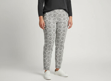 ciekawe wzory na ubrania: NEXT Petite, Material trousers for women, size XL