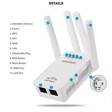 life network system: Усилитель Wi-Fi сигнала Pix-Link LV-WR09, 3 в 1, репитер, роутер — 3