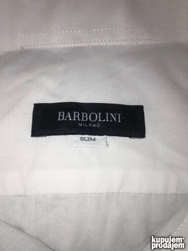 Košulje: Original BARBOLINI kosulja 44 NOVA 100% cotton Ramena 49cm, duzina — 12