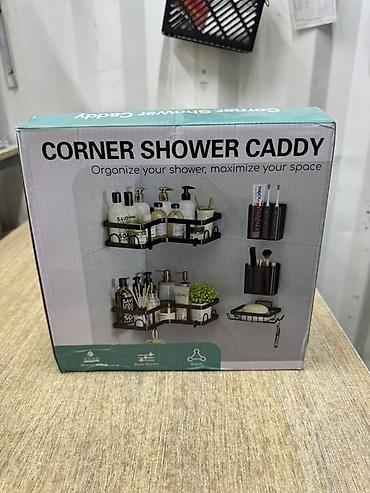 полка для душ: Угловая полка-органайзер для душа (Corner Shower Caddy) - Назначение — 1