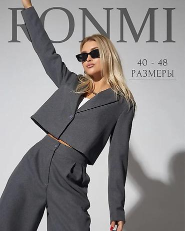 mind error: Продаю: женские костюмы RONMI: укороченный жакет + широкие брюки - — 3