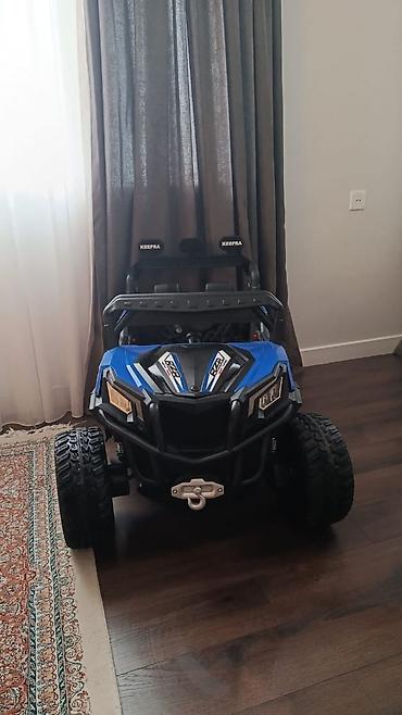 Uşaq dünyası: Uşaq elektro maşını – böyük model - Rəng: mavi/qarışıq (SUV/buggy — 1