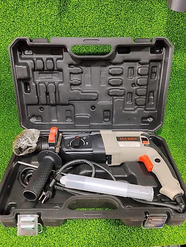 tools: Перфоратор MABSH в кейсе Описание: - Сетевой перфоратор с боковой — 1