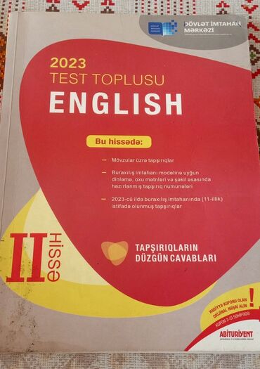 тгдк английский 7 класс: İngilis dili 11-ci sinif, 2023 il, Ünvandan götürmə, Ödənişli çatdırılma