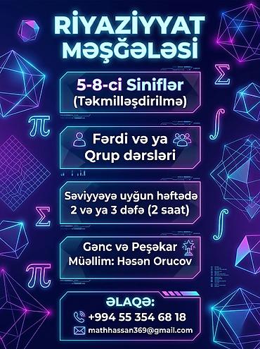 estel sumqayit: Repetitor, Riyaziyyat, Azərbaycan dili — 1