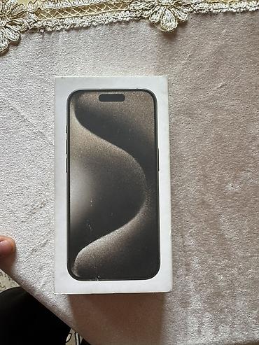 14 pro max qiyməti: IPhone 15 Pro, Black Titanium, Face ID — 1
