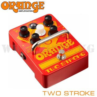 гитара бас: Педаль Orange Two Stroke Two Stroke Boost EQ - взгляд Orange на