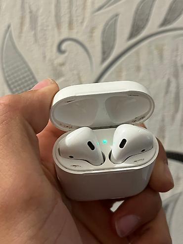 airpods pro qiyməti: İşlənmiş Simsiz (Bluetooth) Qulaqcıqlar, Apple, rəng - Ağ — 4