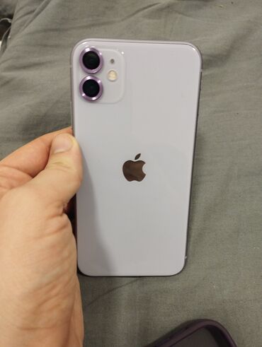 Apple iPhone: IPhone 11, 64 GB, Deep Purple, Barmaq izi, Face ID, Hissə-hissə ödəniş