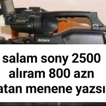 sony handycam: Salam sony 2500luk kamera aliram 800azn