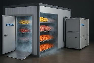 Промышленные холодильники и комплектующие: Промышленная холодильная камера с холодильным агрегатом - Модульная — 10