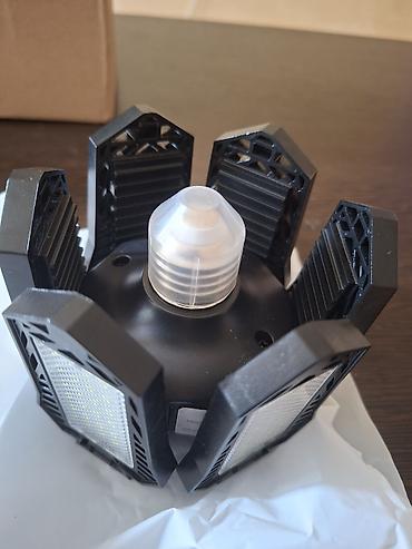 disko projektor: LED sklopiva garažna lampa – 6 krila, 360° osvetljenje - Snažna — 3