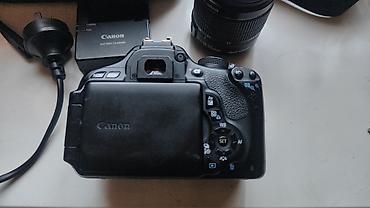 canon eos 600: Canon EOS 600D fotoaparat satıram. Aparatın gövdəsi əla vəziyyətdədir — 10