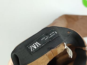 markowe repliki pl: Zara, Legginsy Ze skóry ekologicznej damskie, rozmiar M — 4