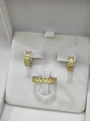 Серебряные наборы украшений: Серебро 925 пробы Размеры имеются Цена 3500 сом Можете — 5