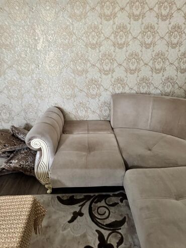 Divanlar: Künc divan, Açılan, Bazalı, Vеlur parça, Çatdırılma yoxdur — 1