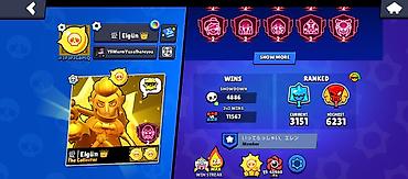 pişik şəkilləri çəkmək: Brawl Stars oyunu üçün yüksək səviyyəli oyun hesabı - Profil: “Elgün — 2