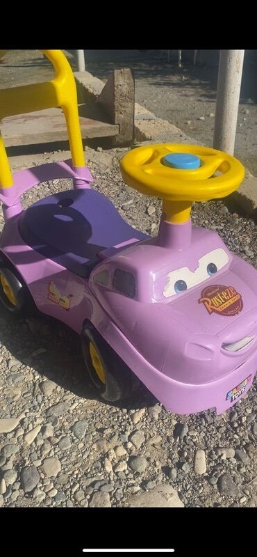 шпионский набор для детей: Uşaq üçün minən maşın (ride-on) – “Cars” temalı - Rəng: bənövşəyi