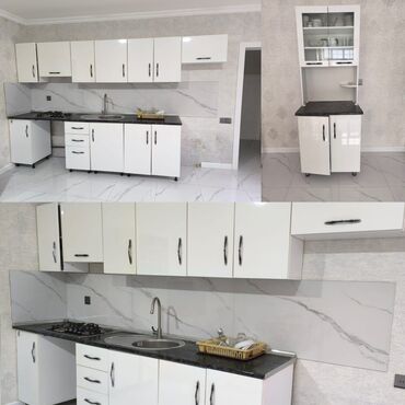 чистка мебели на дому: Mətbəx mebeli satılır 500₼. Çox az Istifadə olunmayıb. Ölçü
