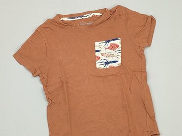 sweterek pomarańczowy: T-shirt, Little kids, 3-4 years, 98-104 cm, condition - Very good