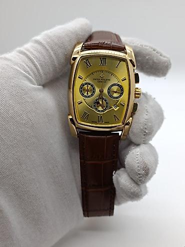 Aksesuarlar: Patek Philippe Geneve kişi saatı – klassik tonno (yastıq formalı) — 10