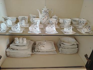 xorek: Məhsul: Porcelan süfrə-servis dəsti Təsvir: - Zərif ağ porcelandan — 1