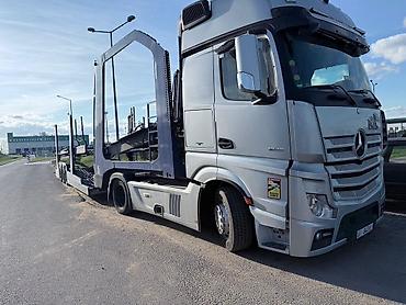 e6 3: Тягач, Mercedes-Benz, 2017 г., Сar carrier trailer — 2