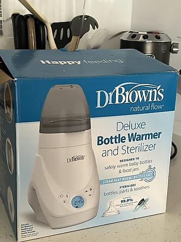 ağ kedlər: Dr. Brown’s Natural Flow Deluxe Bottle Warmer & Sterilizer — 1