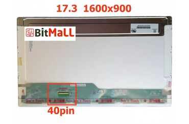 komputer hissələri: Salam 17.3 noutbuk ekrani satilir 40 pindi 1600x900 ekran
