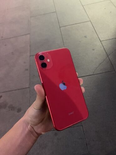 красный айфон: IPhone 11, 64 ГБ, Кызыл