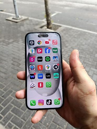 iphone 16 e ikinci el: IPhone 15, 128 GB, Qara, Face ID — 3