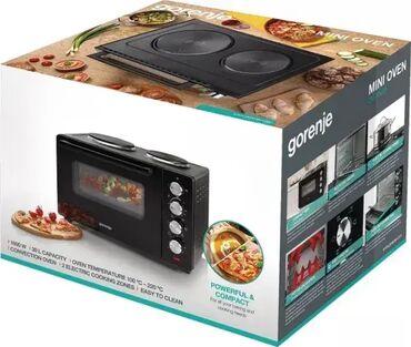 Šporeti i ugradne ploče: Tehnički detalji Opšte Vrsta aparata : Mini oven Efikasnost Priključna — 10