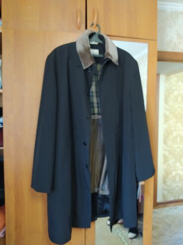 пальто мужской: Плащ пальто съёмный воротник нерпа, подклад съёмный пехора размер 58